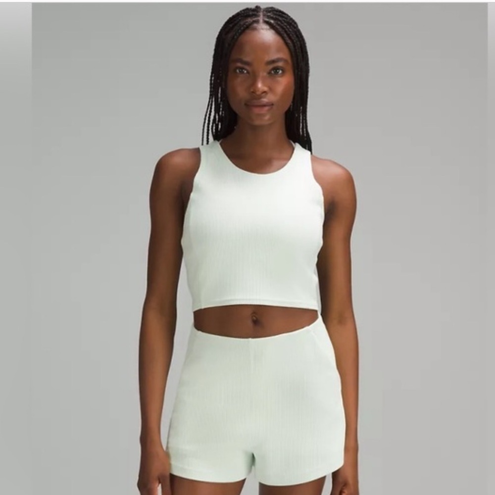 Lululemon Ribbed Softstreme Cropped Tank - Picture 1 of 7